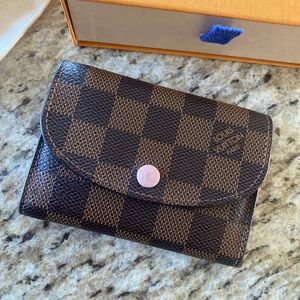 authentic louis vuitton rosalyn coin wallet.